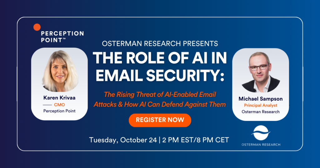 Osterman AI in Email Security Webinar