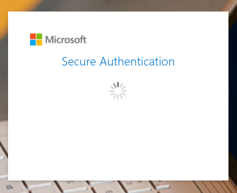 secure authentication signing into microsoft