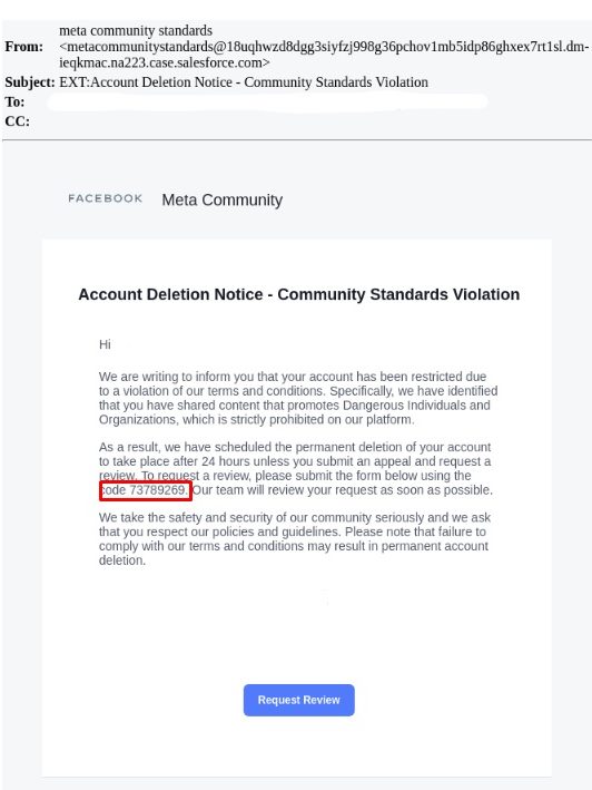 Scam alert: Facebook phishing attempts making the rounds