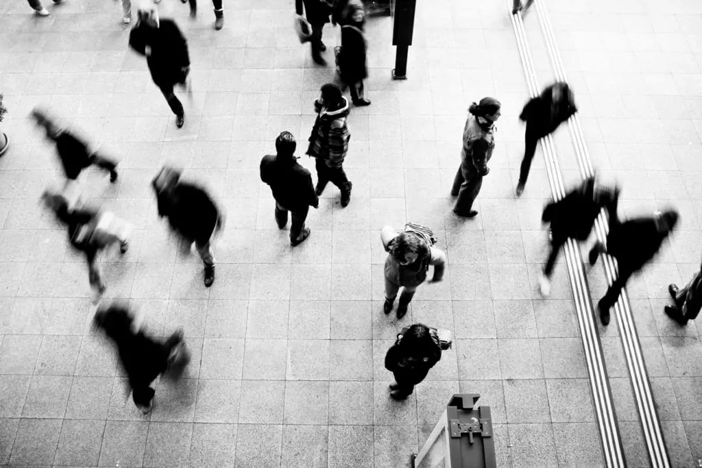 walking people malicious activity