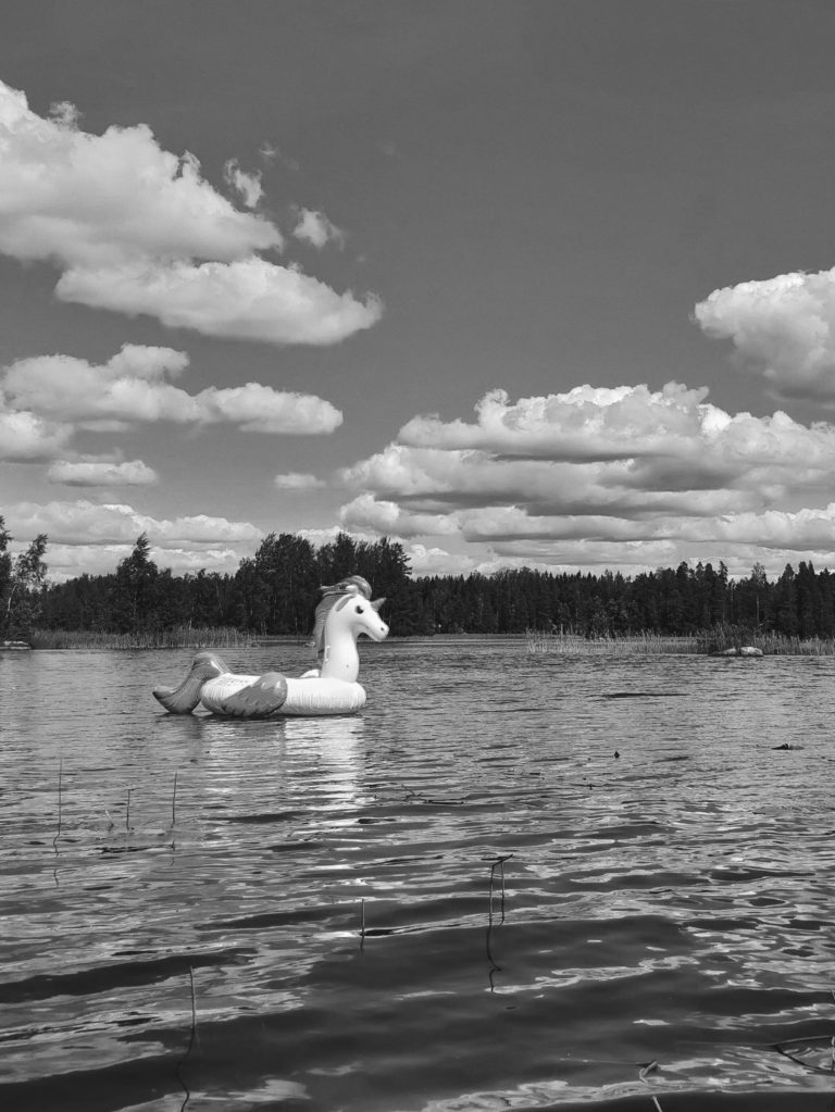unicorn floaty on lake secure email gateway